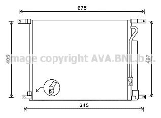 AVA QUALITY COOLING dwa5139d -  Конденсатор, кондиционер